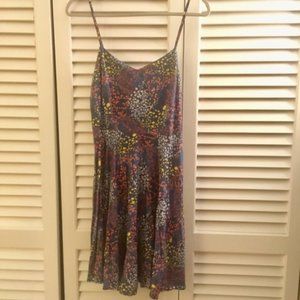Sundress, blue floral - women's M